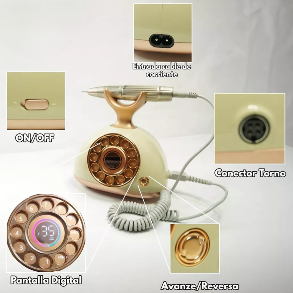 PULIDOR GG QUEEN TELEFONO VINTAGE PINK MOD JMD-S307