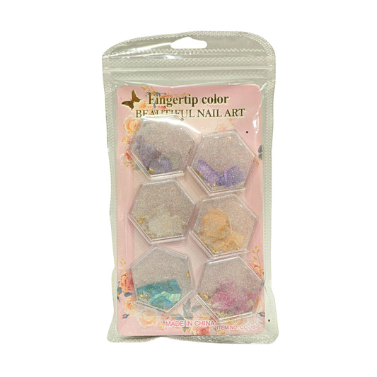 DECORACION GG QUEEN CONCHA NACAR C/6 MOD 0141 PZ