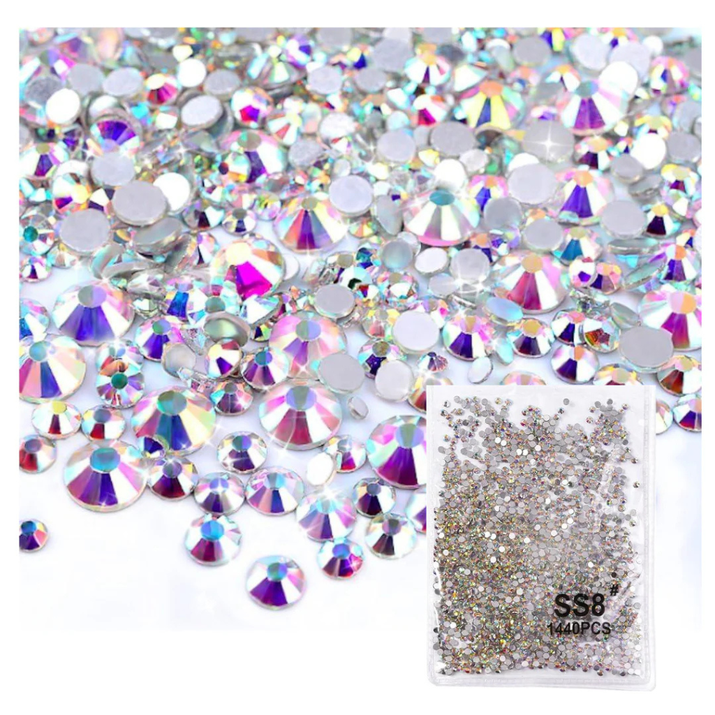 DECORACION GG QUEEN BOLSA C/1440 PIEDRITAS MOD SS8 PZ