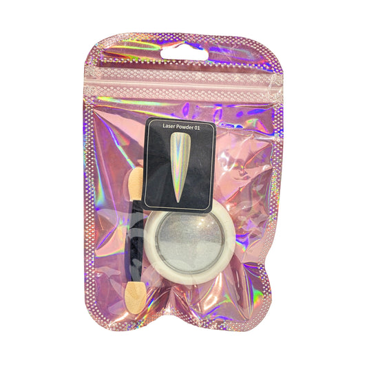 DECORACION GG QUEEN PLATEADO HOLOGRAFICO MOD 0112