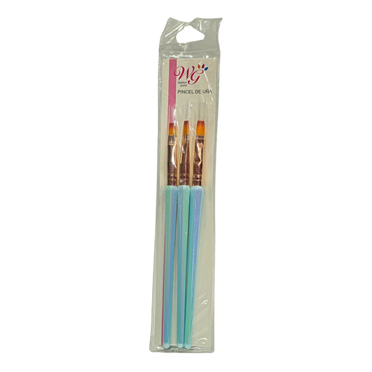 PINCEL GGQUEEN TORNASOL EXAGONAL C/3 MOD 2414